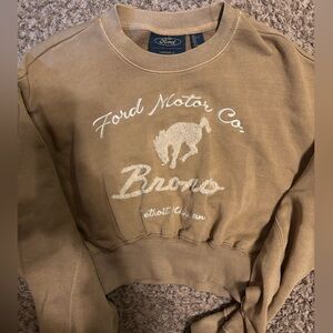 Ford Camel Crew Neck Sweater